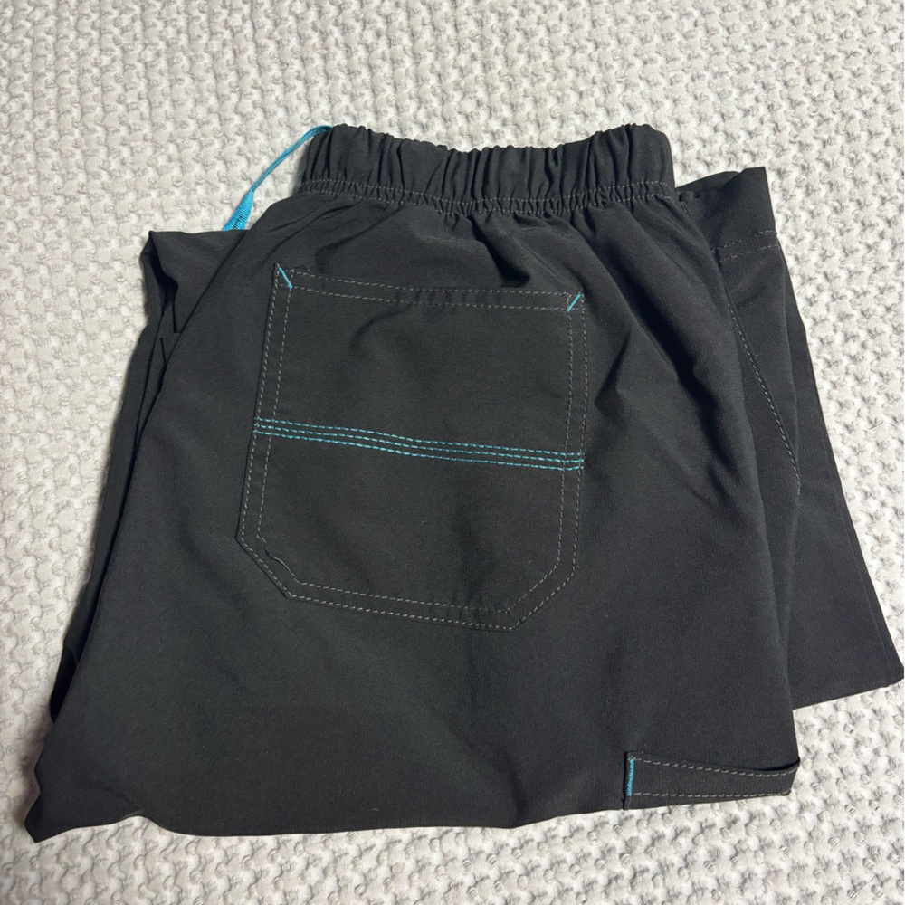 Carhartt Black Garment with Blue Accents